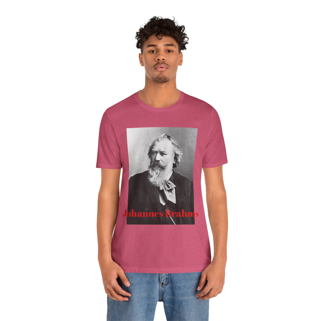Johannes Brahms Portrait Graphic T‑Shirt