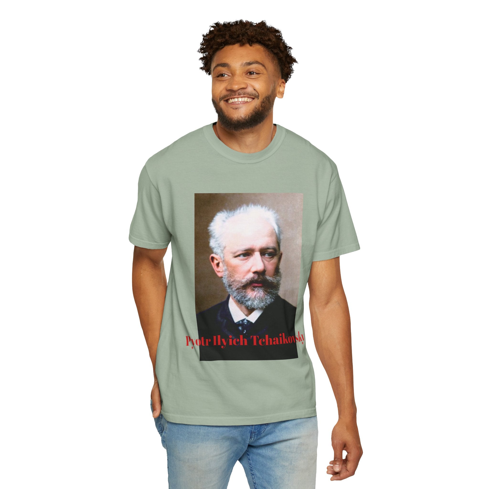 Pyotr Ilyich Tchaikovsky Portrait Graphic T-Shirt