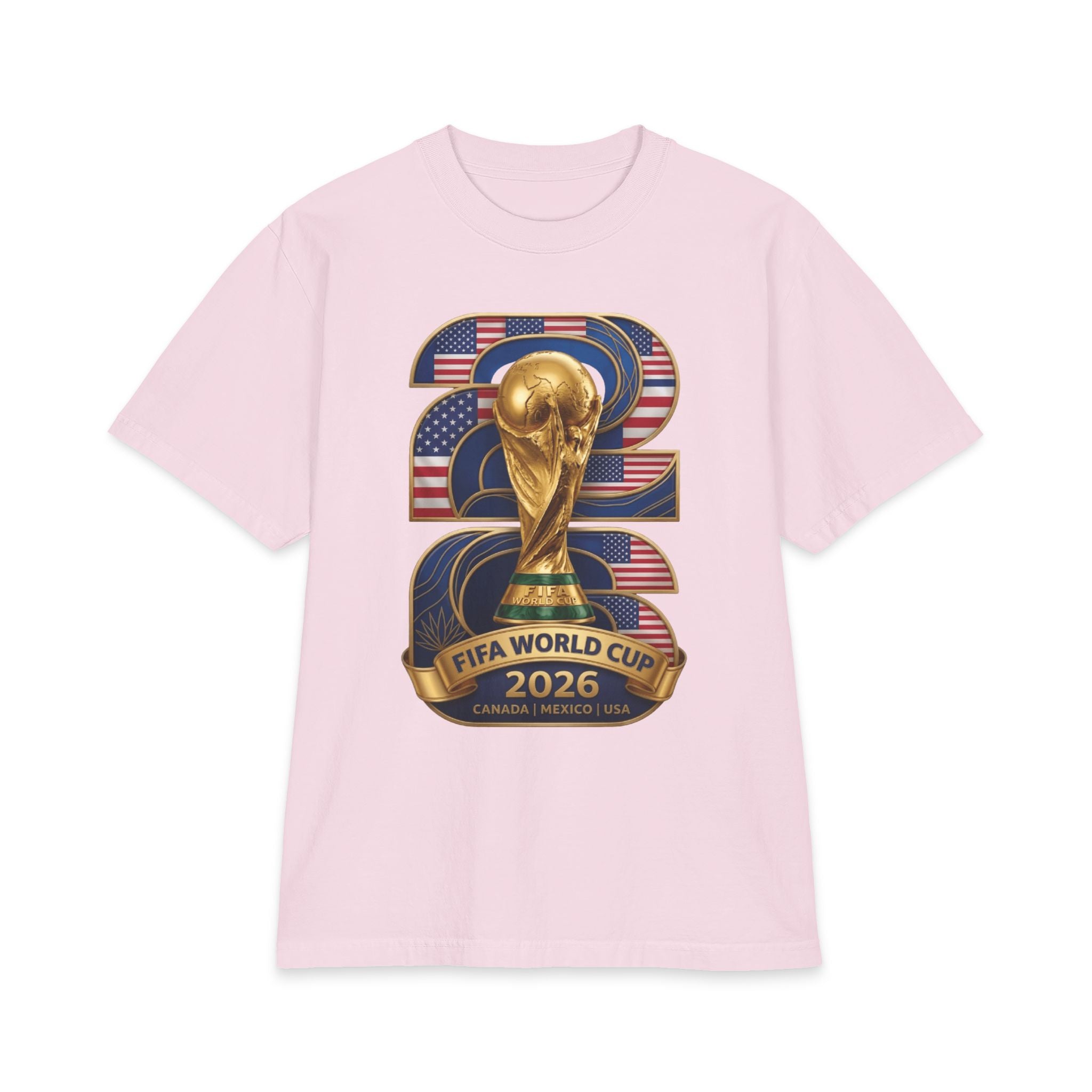 2026 FIFA World Cup Trophy T‑Shirt — USA/Canada/Mexico Host Souvenir