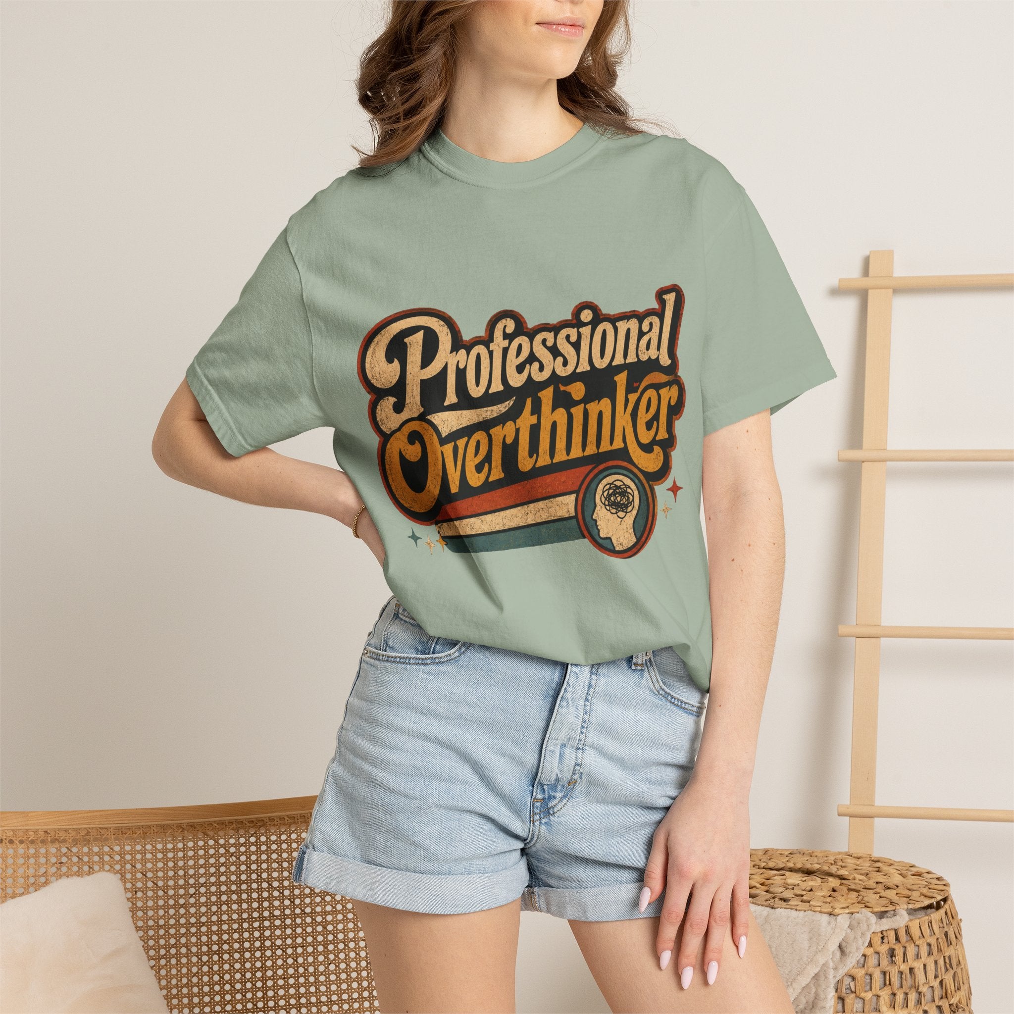"Professional Overthinker" Retro Graphics T-Shirt