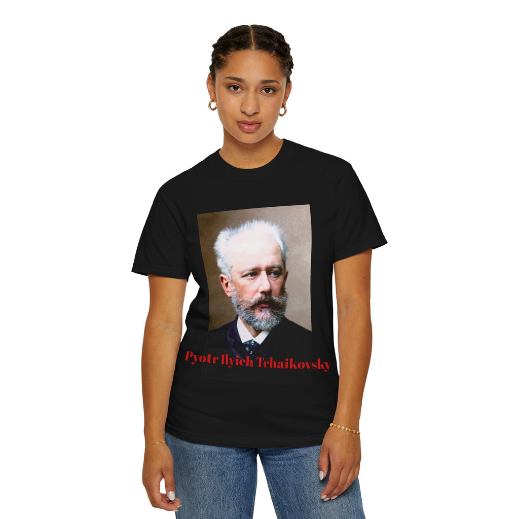 Pyotr Ilyich Tchaikovsky Portrait Graphic T-Shirt