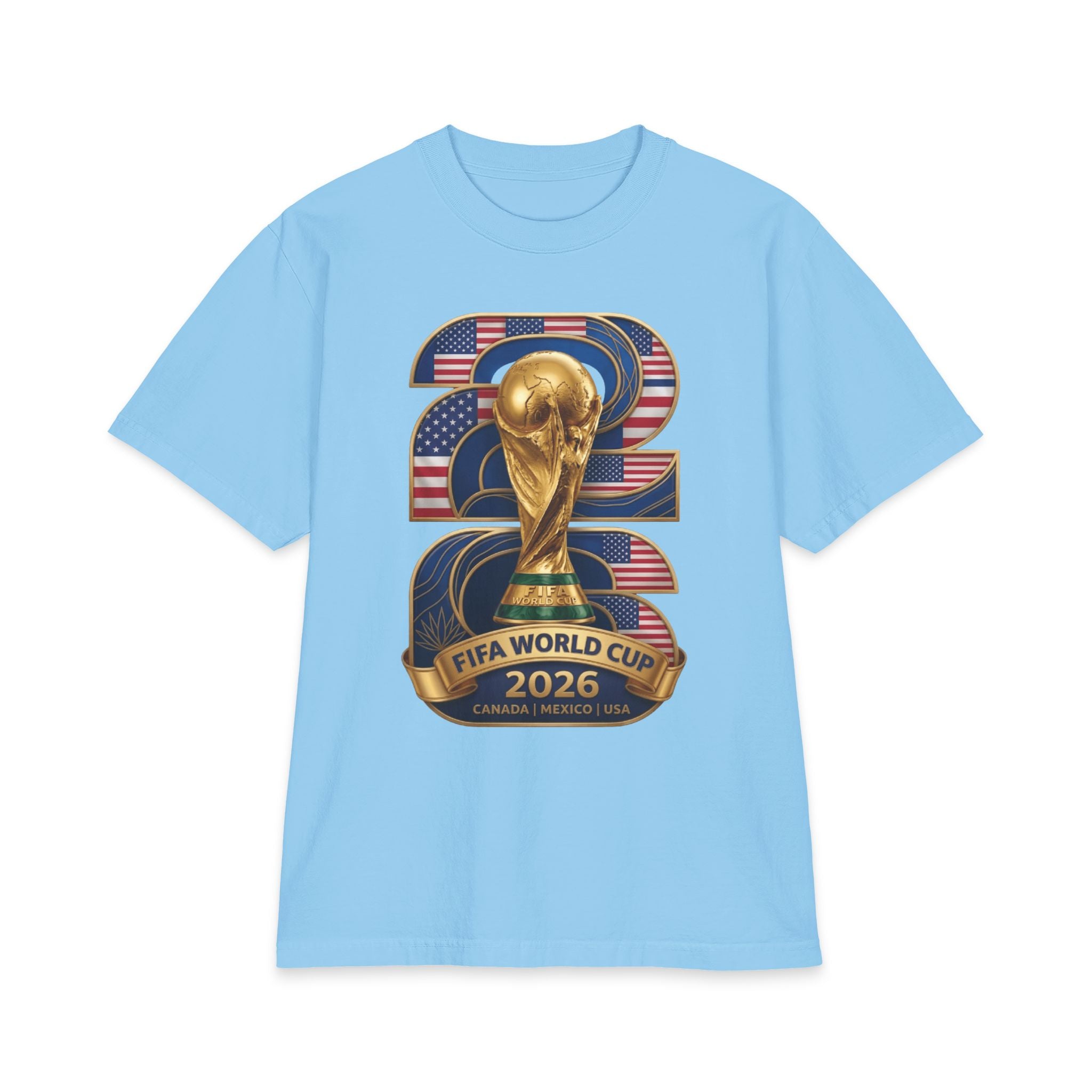 2026 FIFA World Cup Trophy T‑Shirt — USA/Canada/Mexico Host Souvenir
