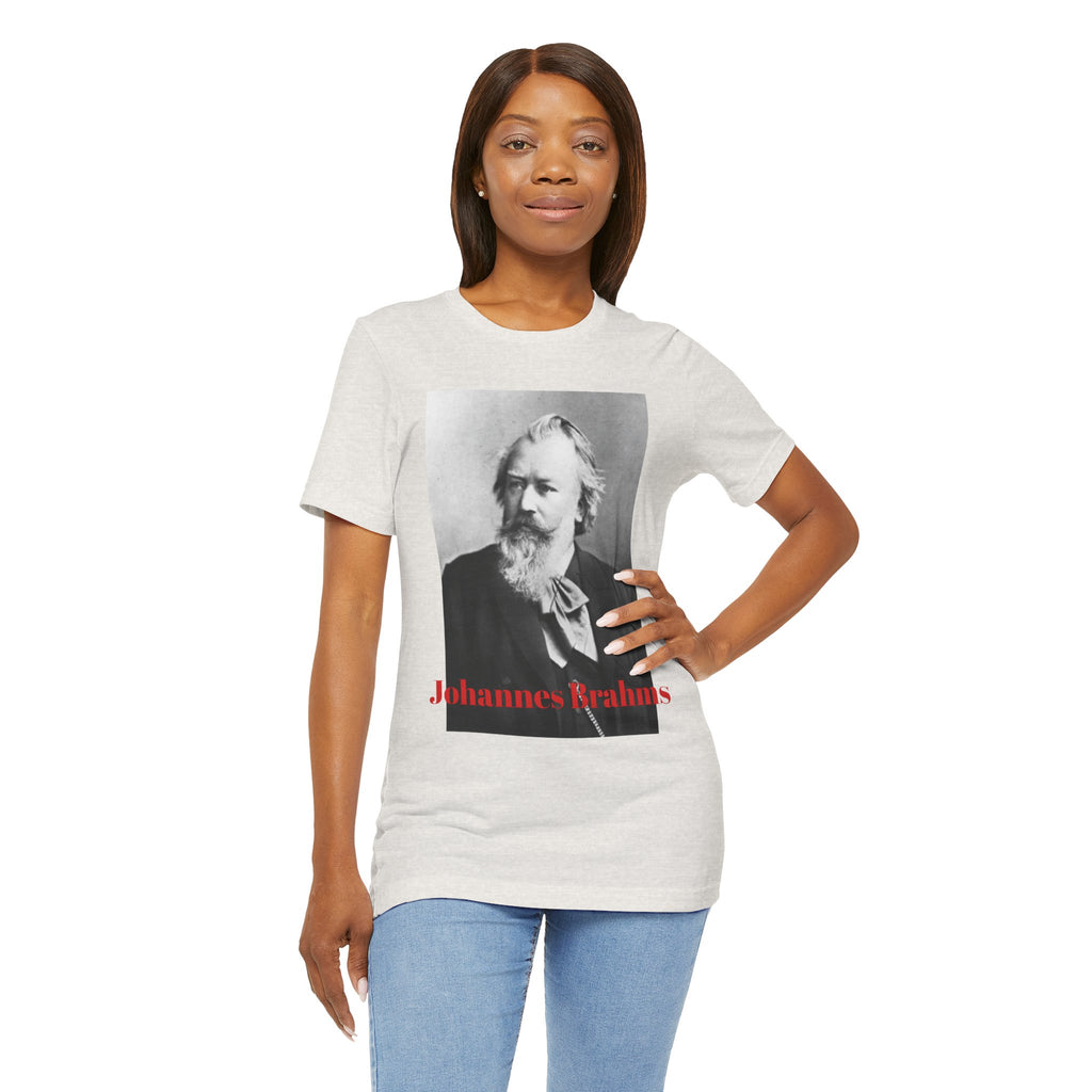 Johannes Brahms Portrait Graphic T‑Shirt