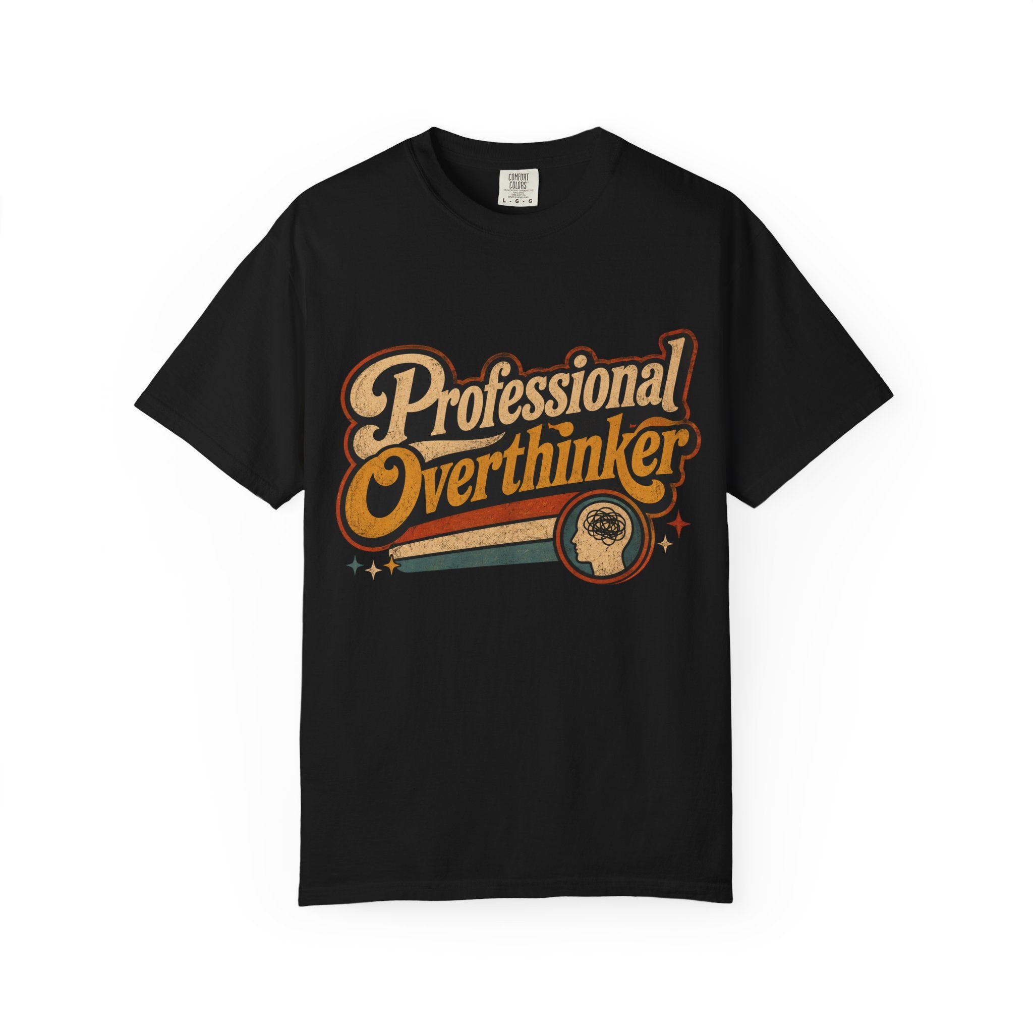 "Professional Overthinker" Retro Graphics T-Shirt