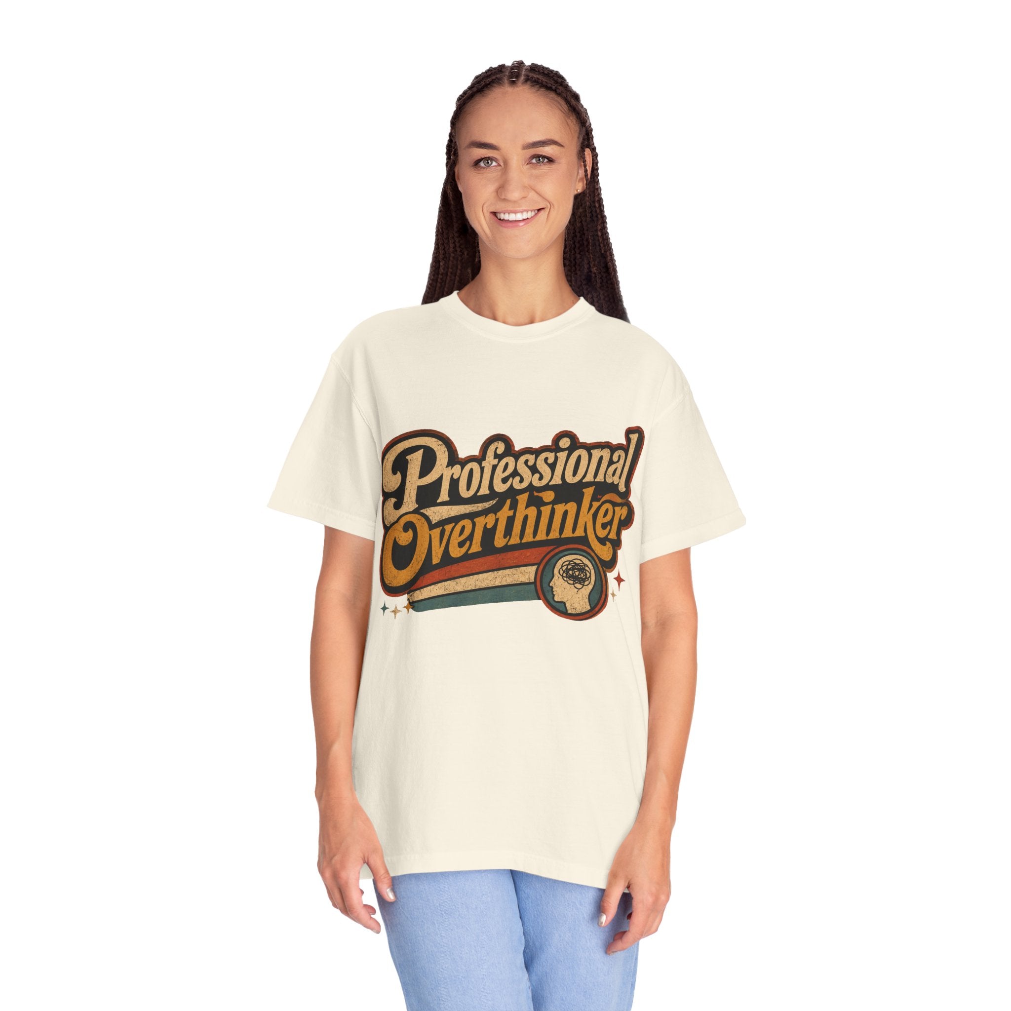 "Professional Overthinker" Retro Graphics T-Shirt