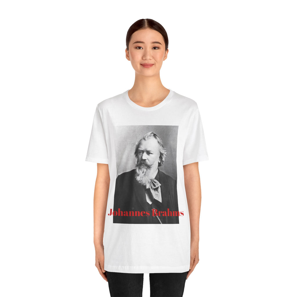 Johannes Brahms Portrait Graphic T‑Shirt