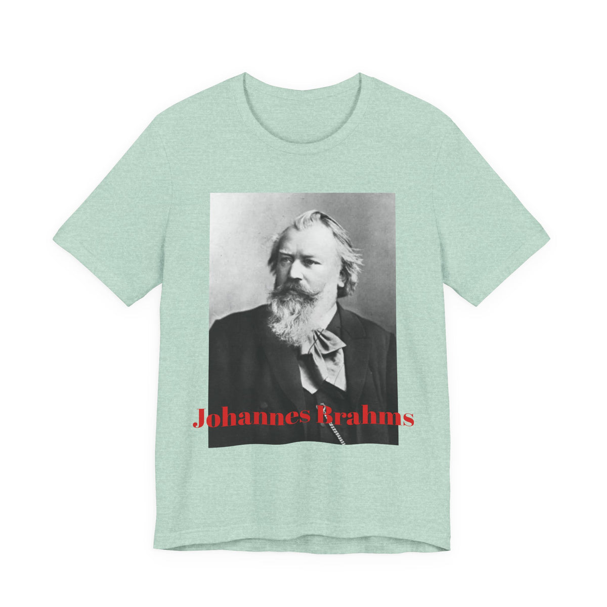 Johannes Brahms Portrait Graphic T‑Shirt