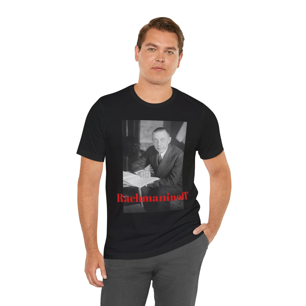 Rachmaninoff Portrait Graphic T-Shirt