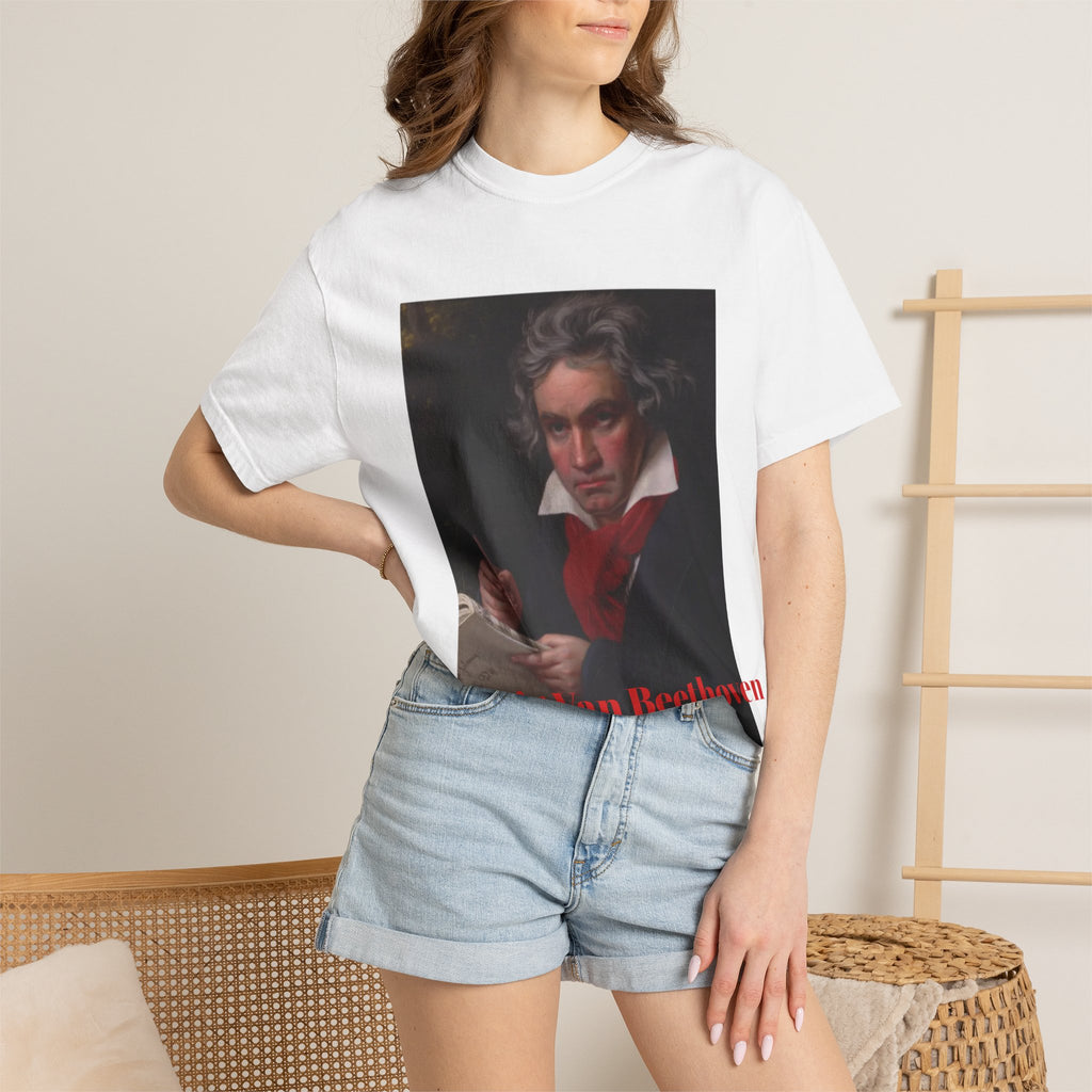 Ludwig van Beethoven Portrait T-Shirt | Classical Composer Tee