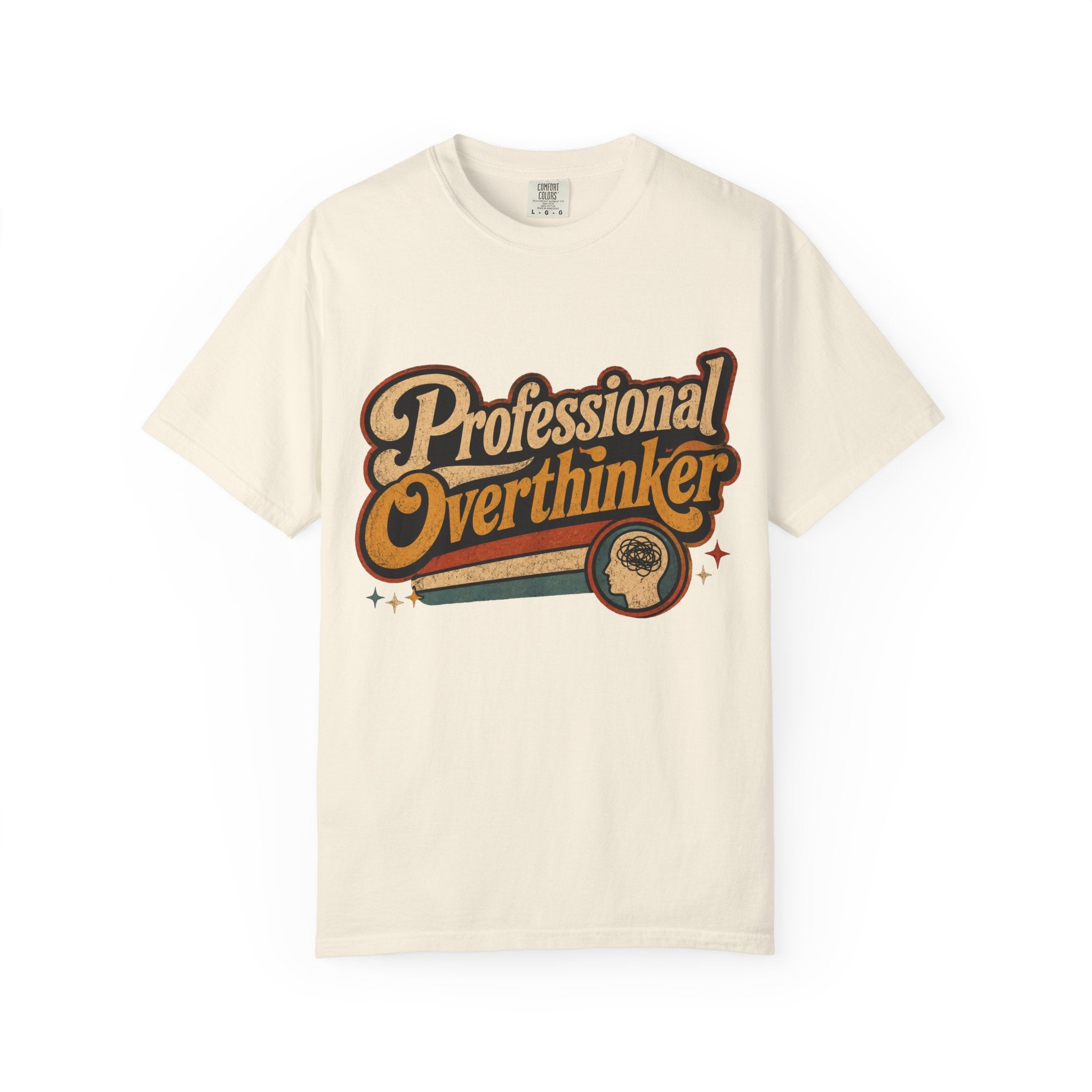 "Professional Overthinker" Retro Graphics T-Shirt
