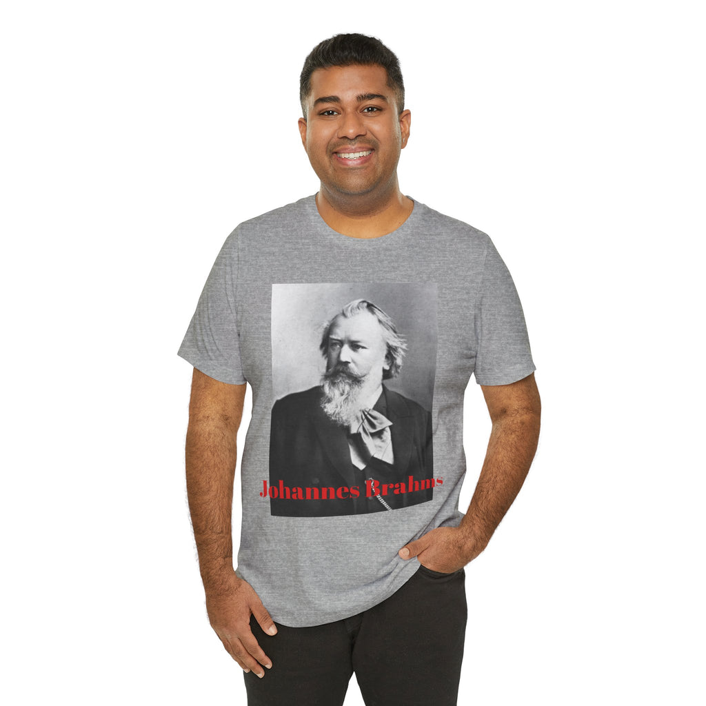Johannes Brahms Portrait Graphic T‑Shirt