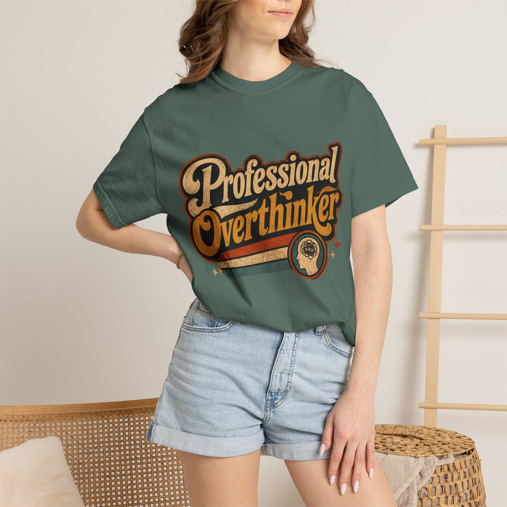 "Professional Overthinker" Retro Graphics T-Shirt