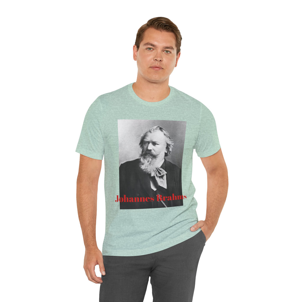 Johannes Brahms Portrait Graphic T‑Shirt