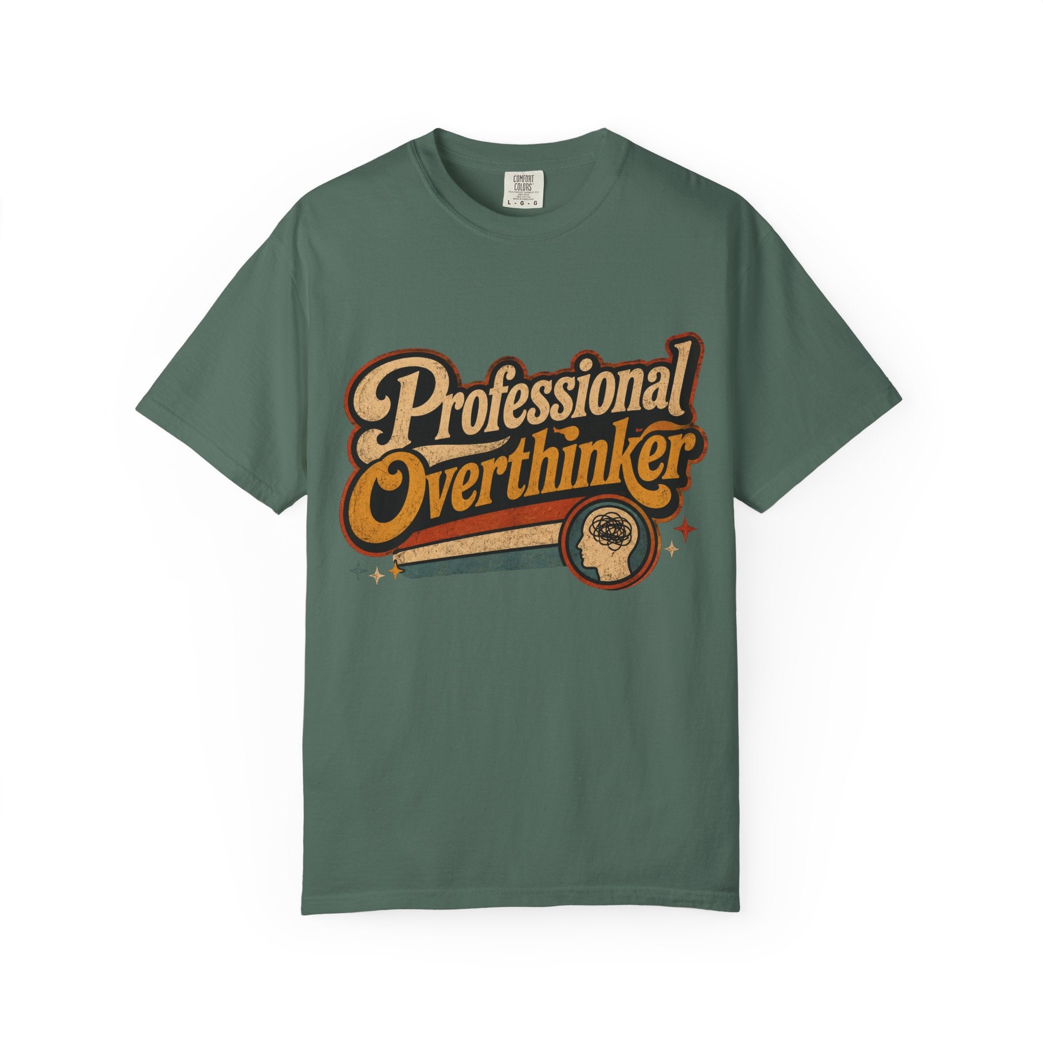 "Professional Overthinker" Retro Graphics T-Shirt