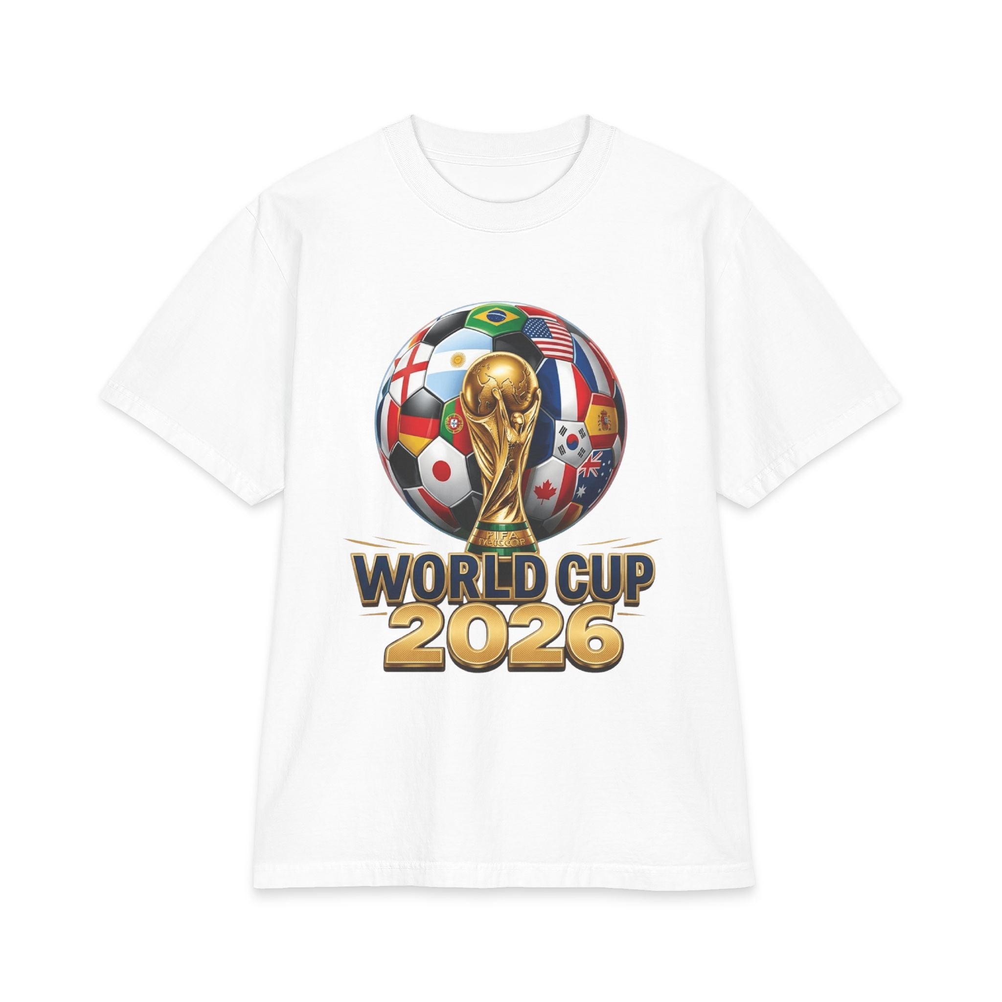 World Cup 2026 Soccer Trophy T-Shirt — Tournament Fan Tee