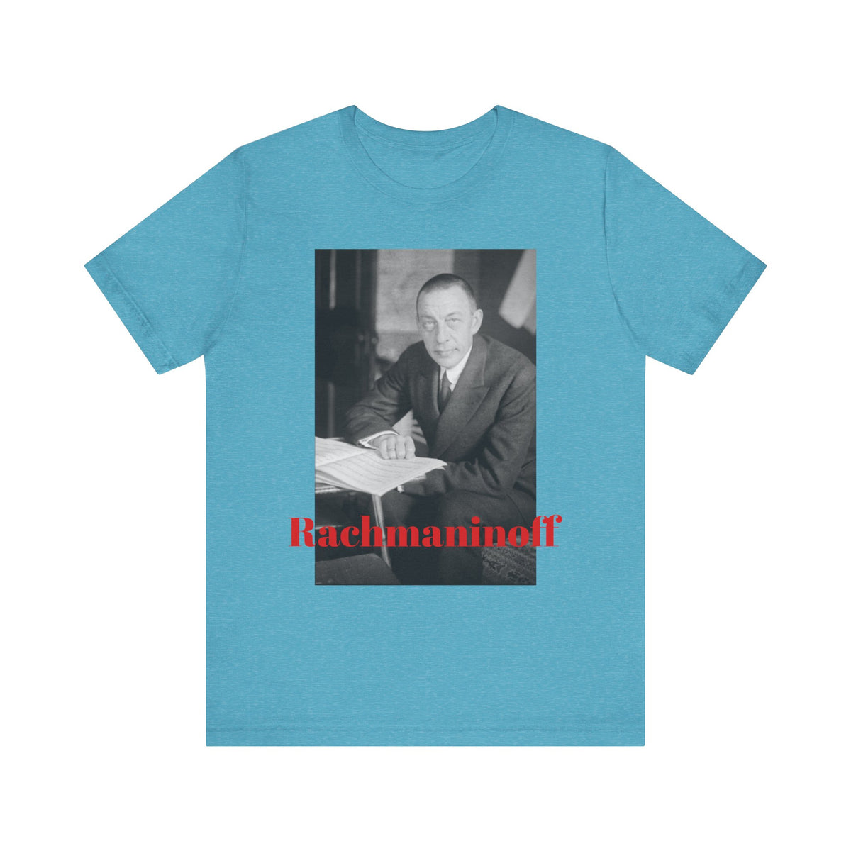 Rachmaninoff Portrait Graphic T-Shirt