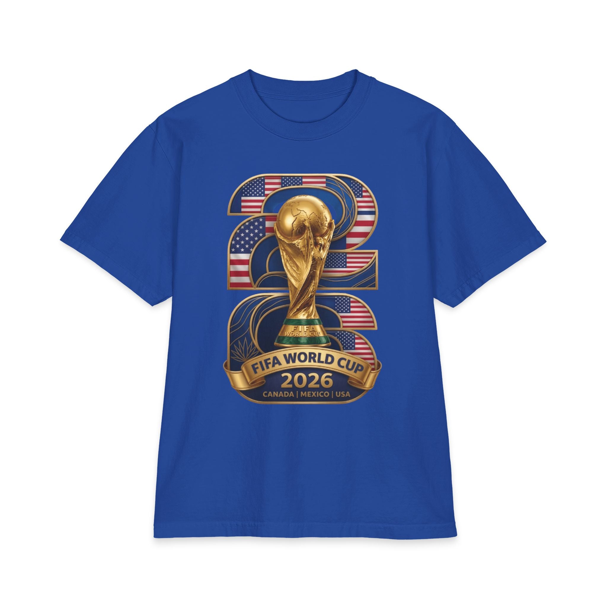 2026 FIFA World Cup Trophy T‑Shirt — USA/Canada/Mexico Host Souvenir