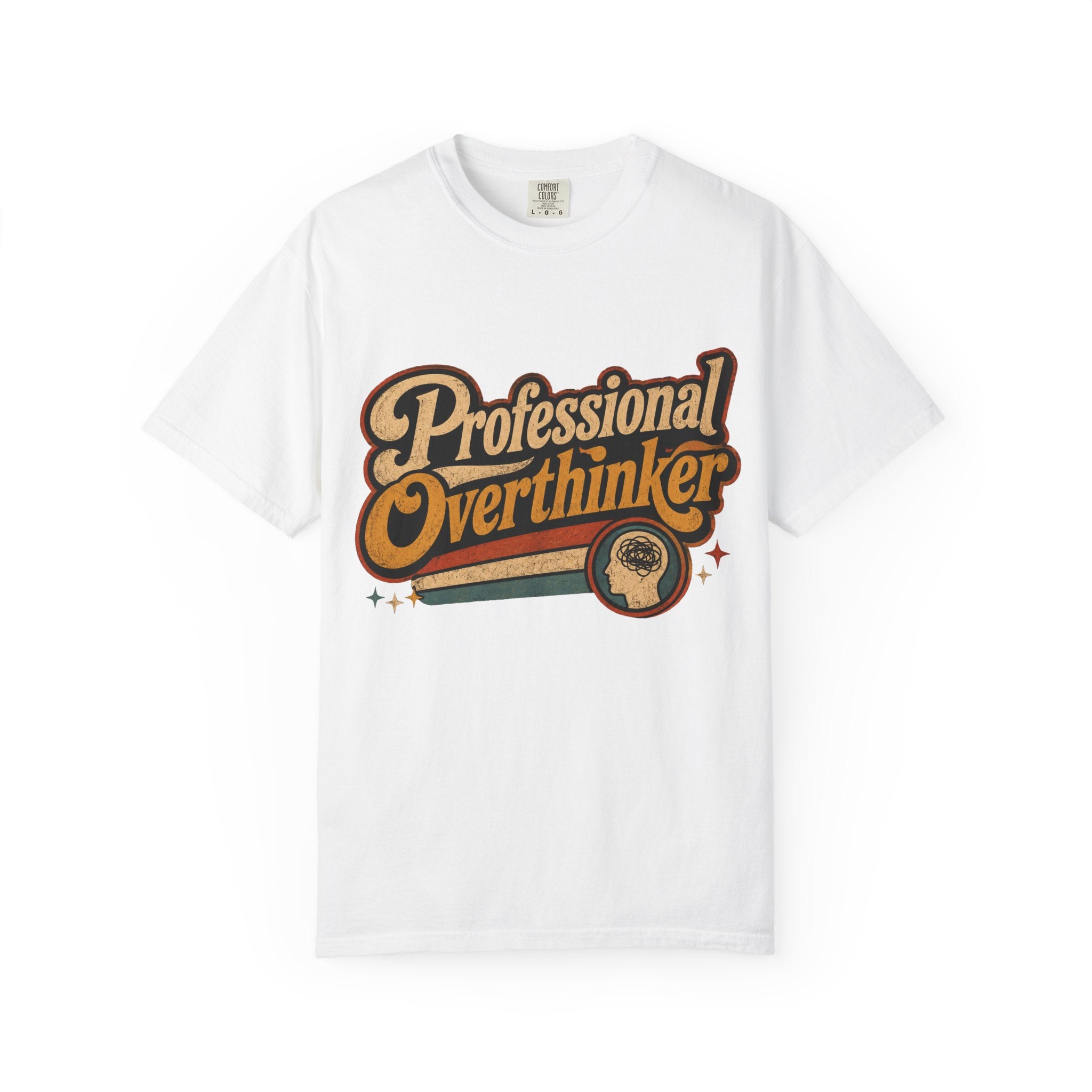 "Professional Overthinker" Retro Graphics T-Shirt