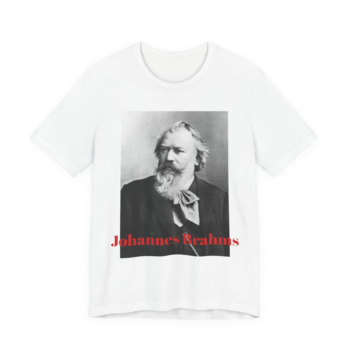 Johannes Brahms Portrait Graphic T‑Shirt