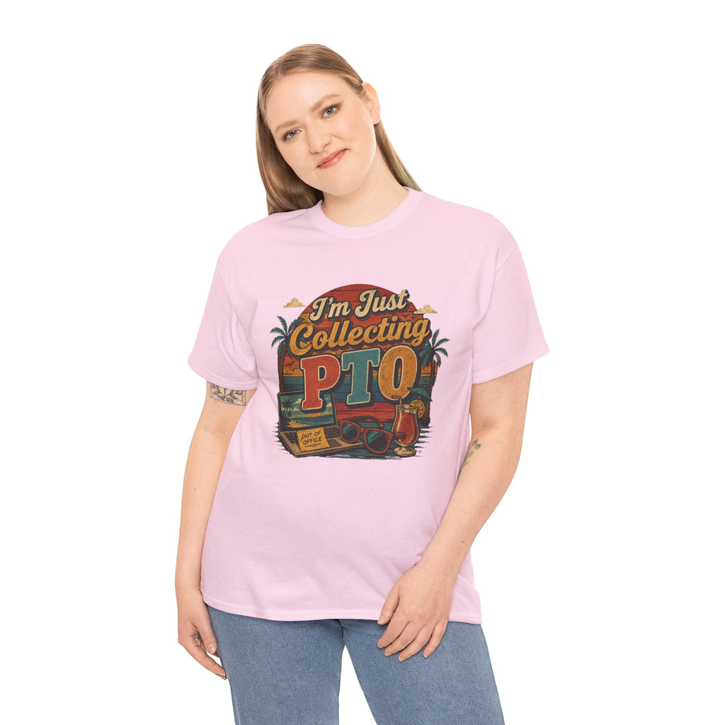 "I’m Just Collecting PTO" Retro Graphics T-Shirt