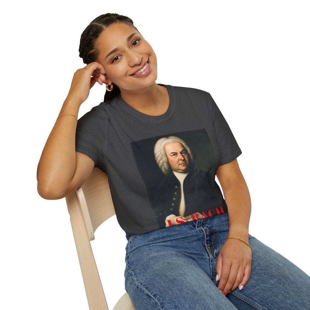 Bach Portrait Graphic T-Shirt