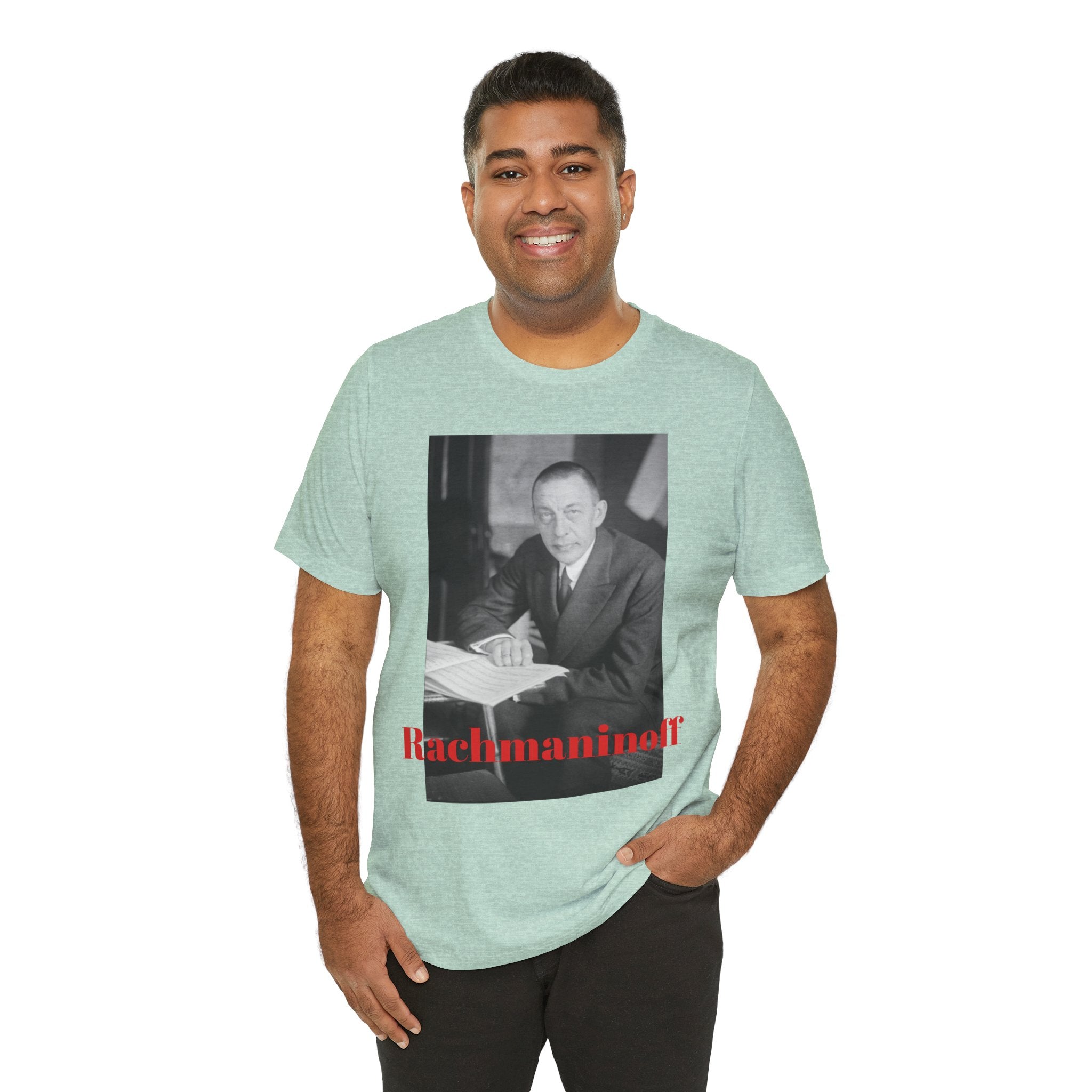 Rachmaninoff Portrait Graphic T-Shirt