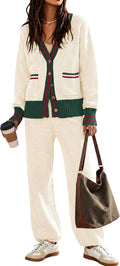 Knit Cardigan Lounge Set