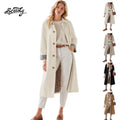 Oversized Single Breasted Trench Coat