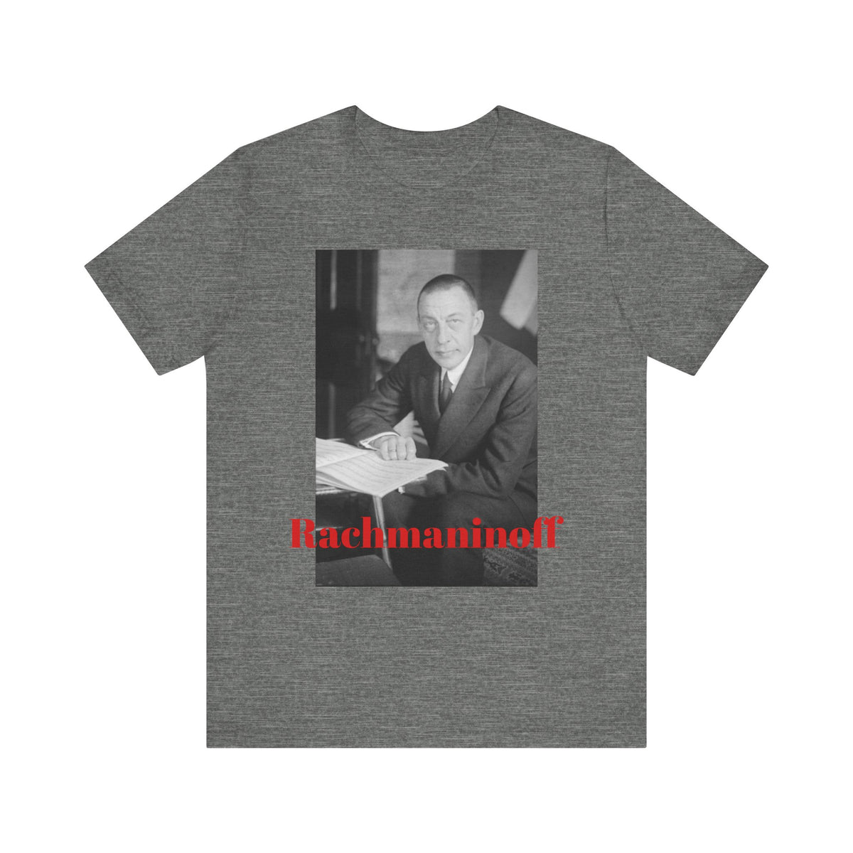 Rachmaninoff Portrait Graphic T-Shirt