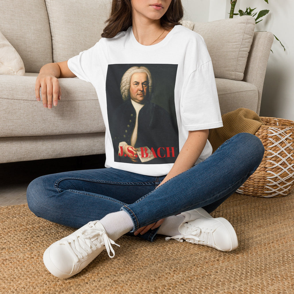 Bach Portrait Graphic T-Shirt