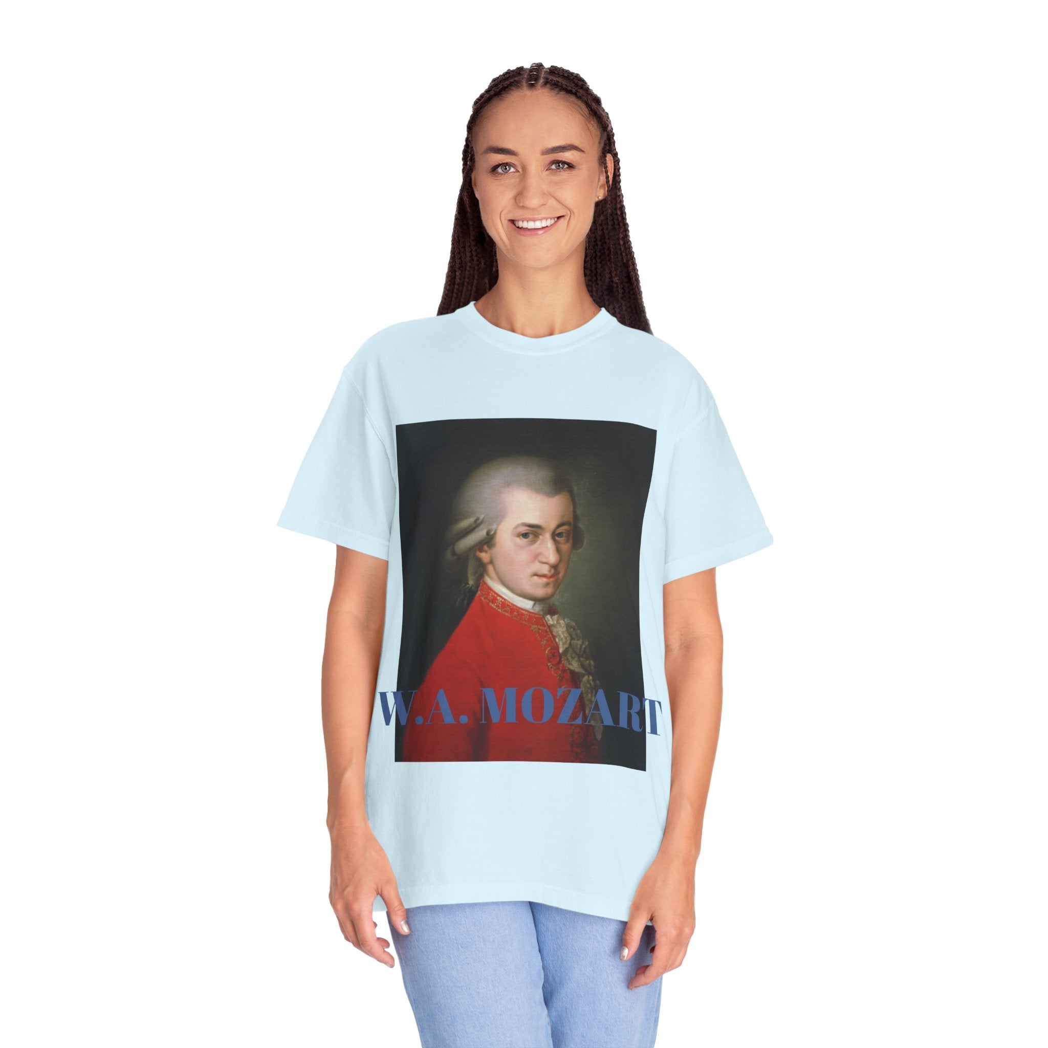 W.A. Mozart Portrait Gaphic T-Shirt