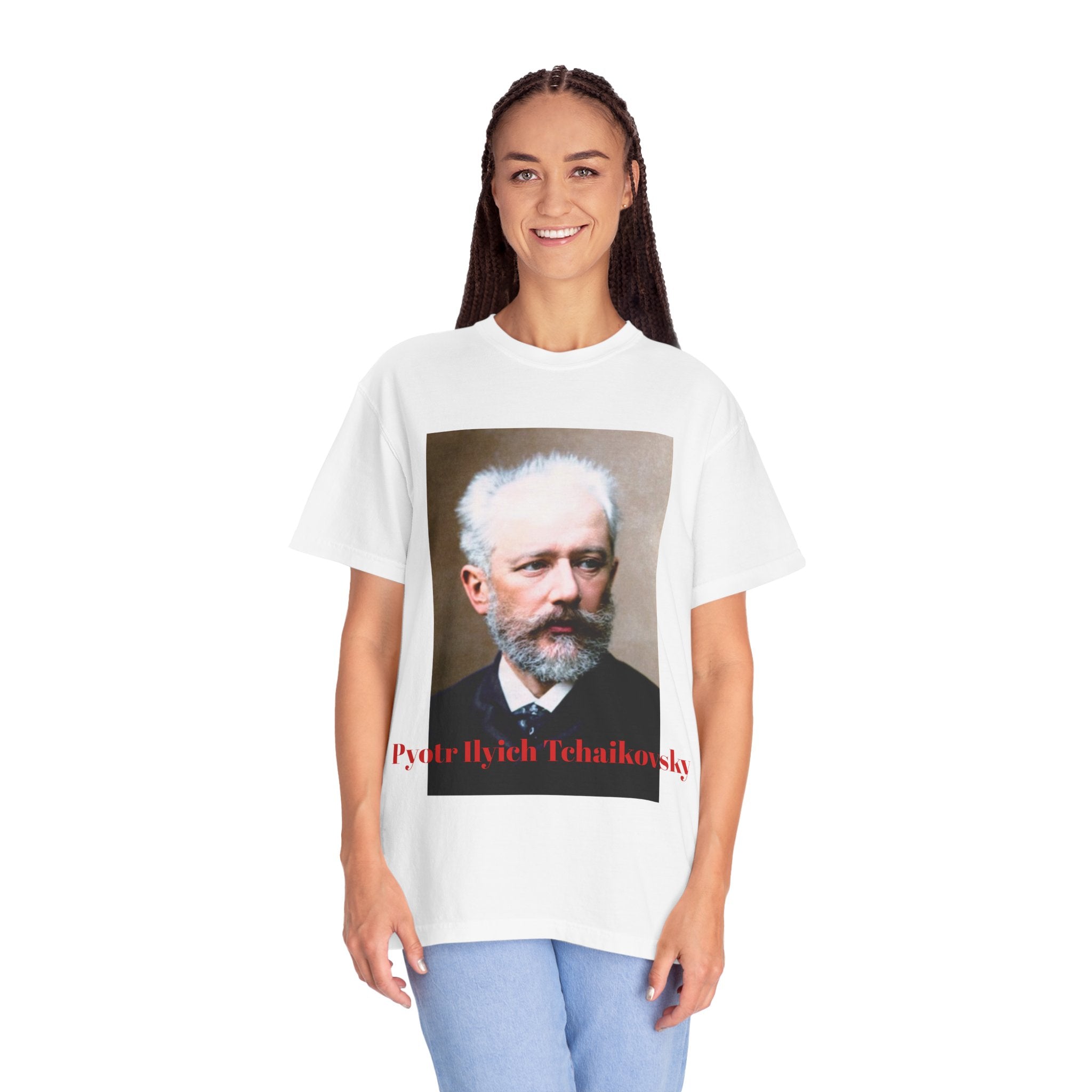 Pyotr Ilyich Tchaikovsky Portrait Graphic T-Shirt