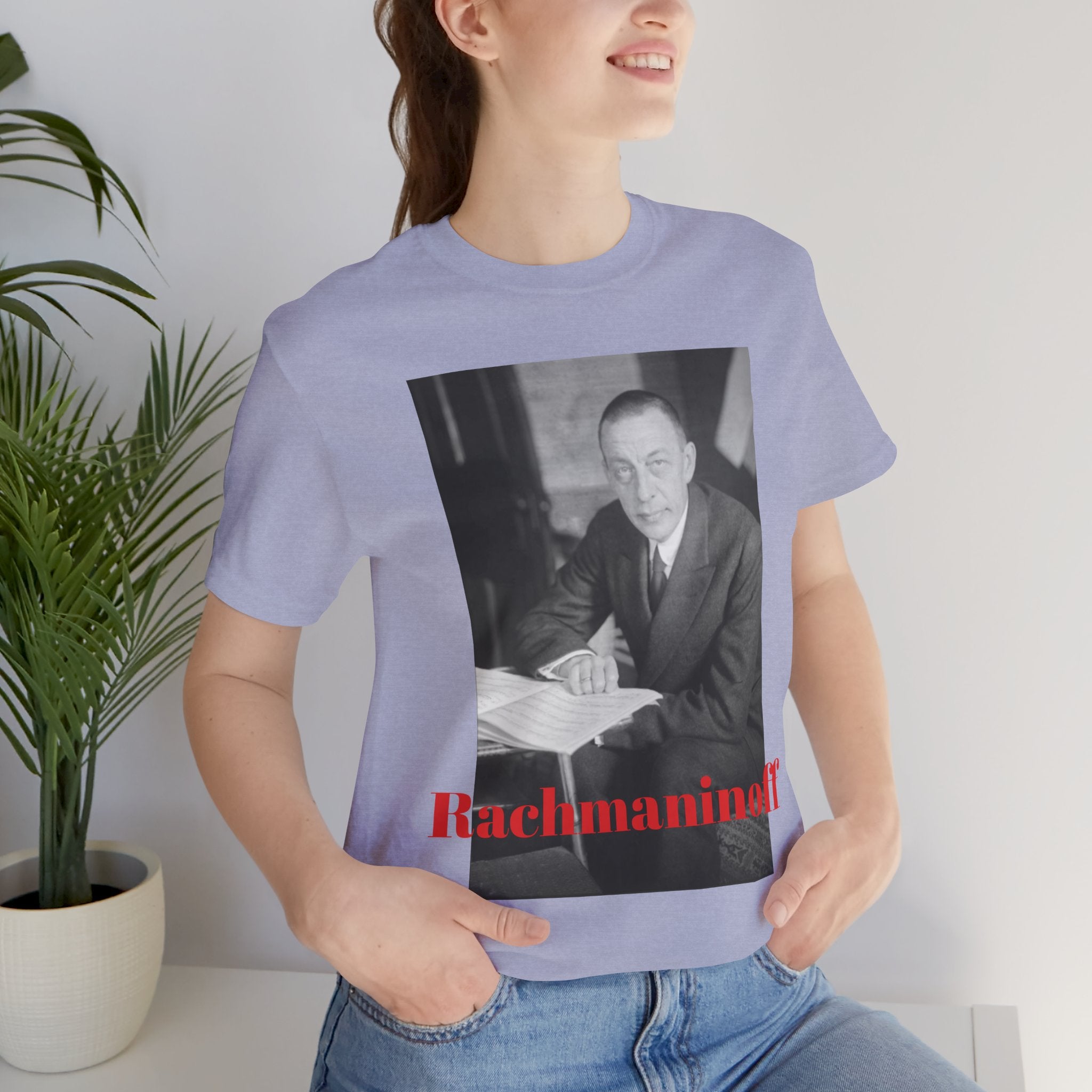 Rachmaninoff Portrait Graphic T-Shirt