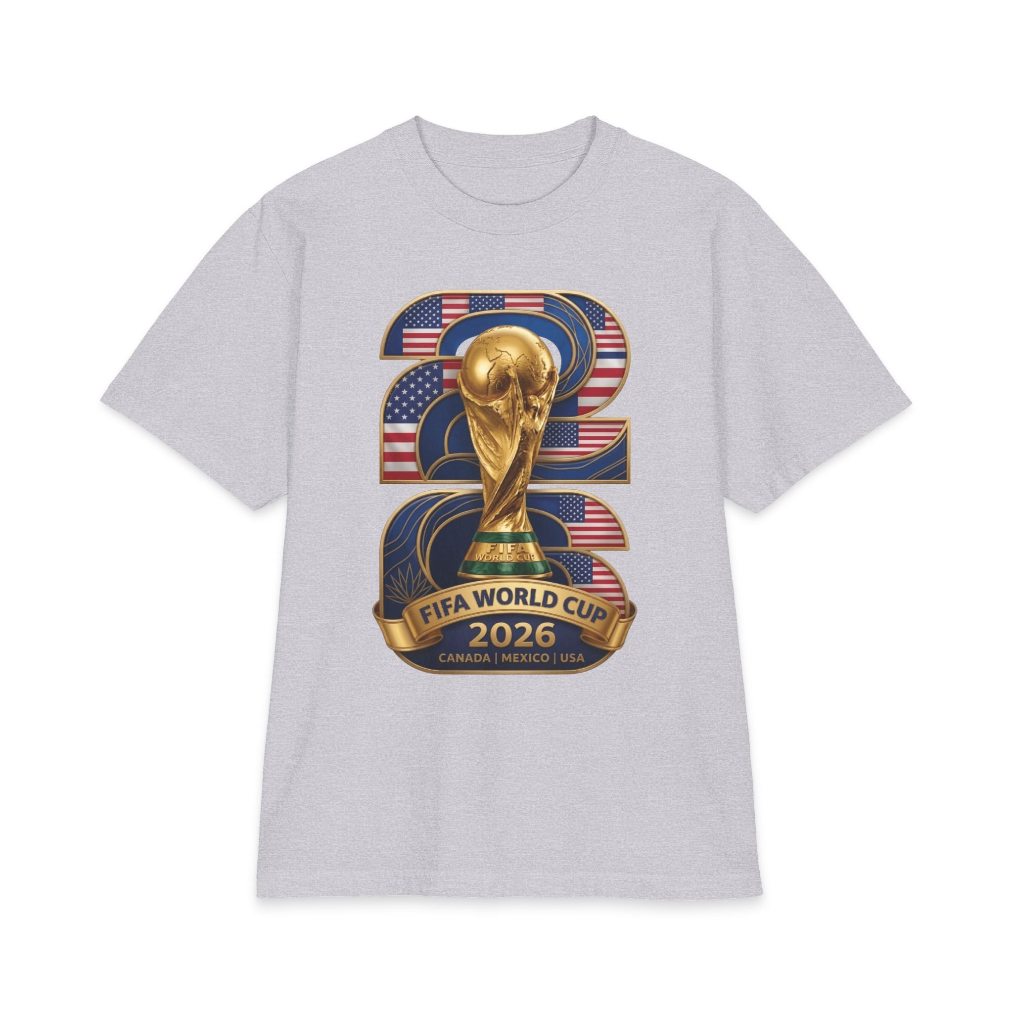 2026 FIFA World Cup Trophy T‑Shirt — USA/Canada/Mexico Host Souvenir