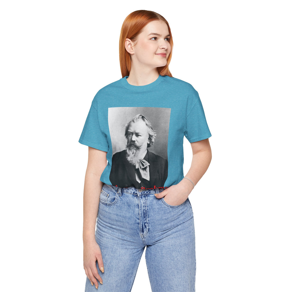 Johannes Brahms Portrait Graphic T‑Shirt