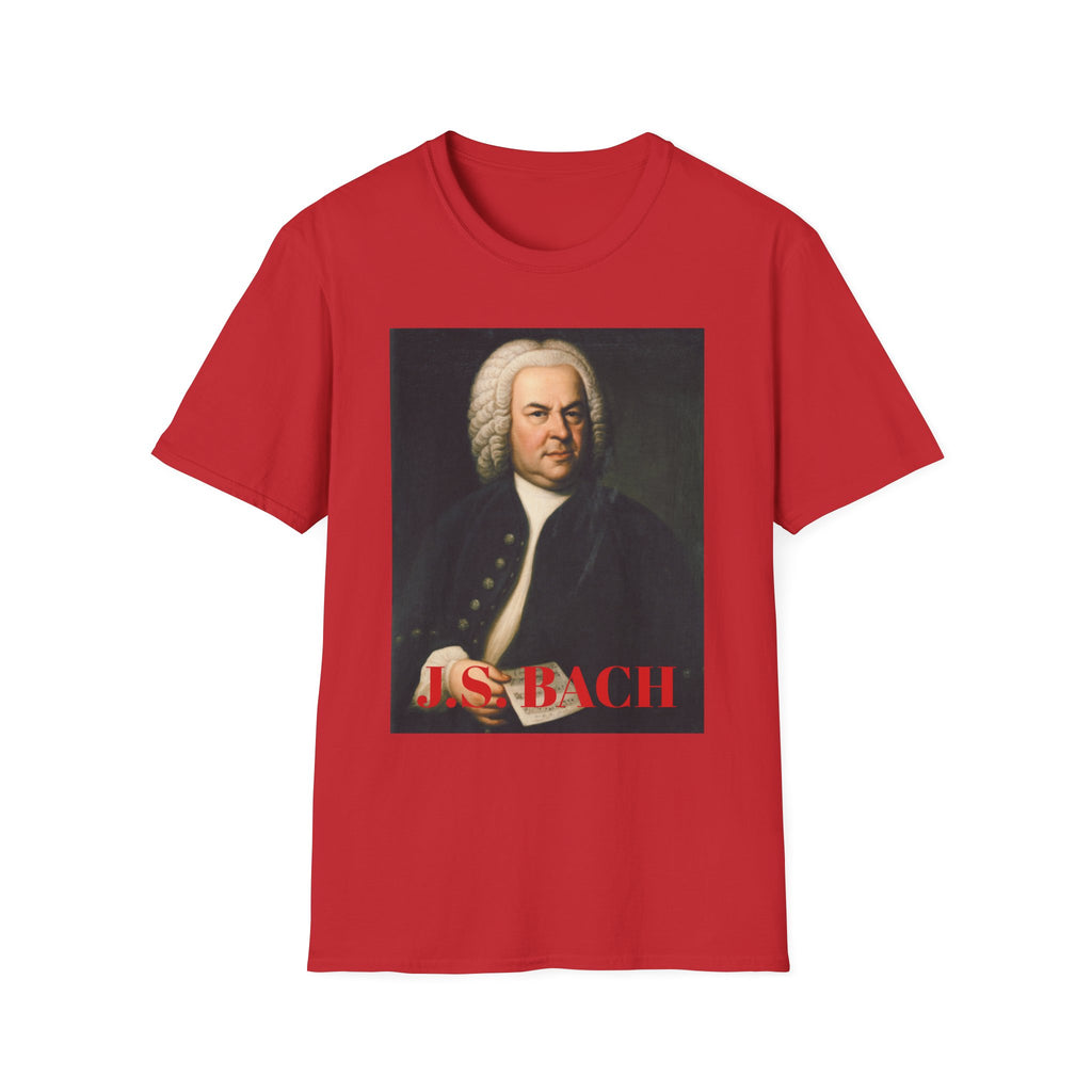 Bach Portrait Graphic T-Shirt