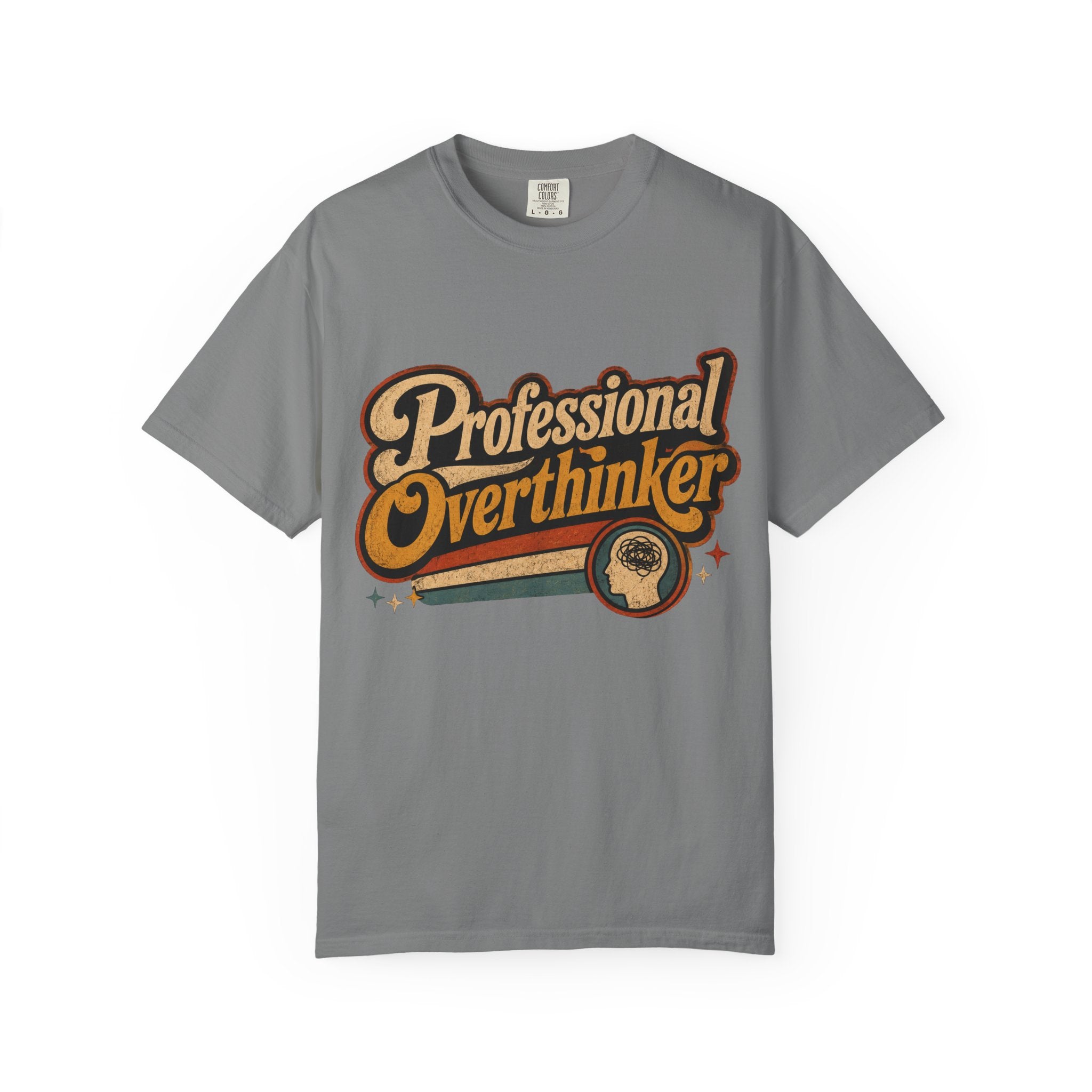 "Professional Overthinker" Retro Graphics T-Shirt