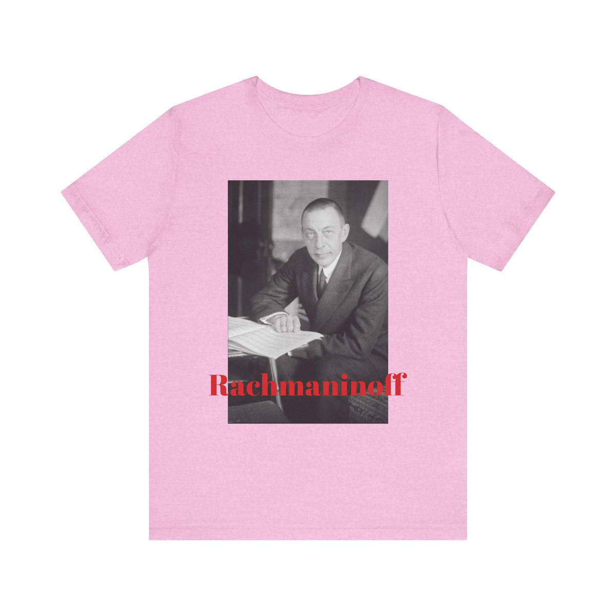 Rachmaninoff Portrait Graphic T-Shirt