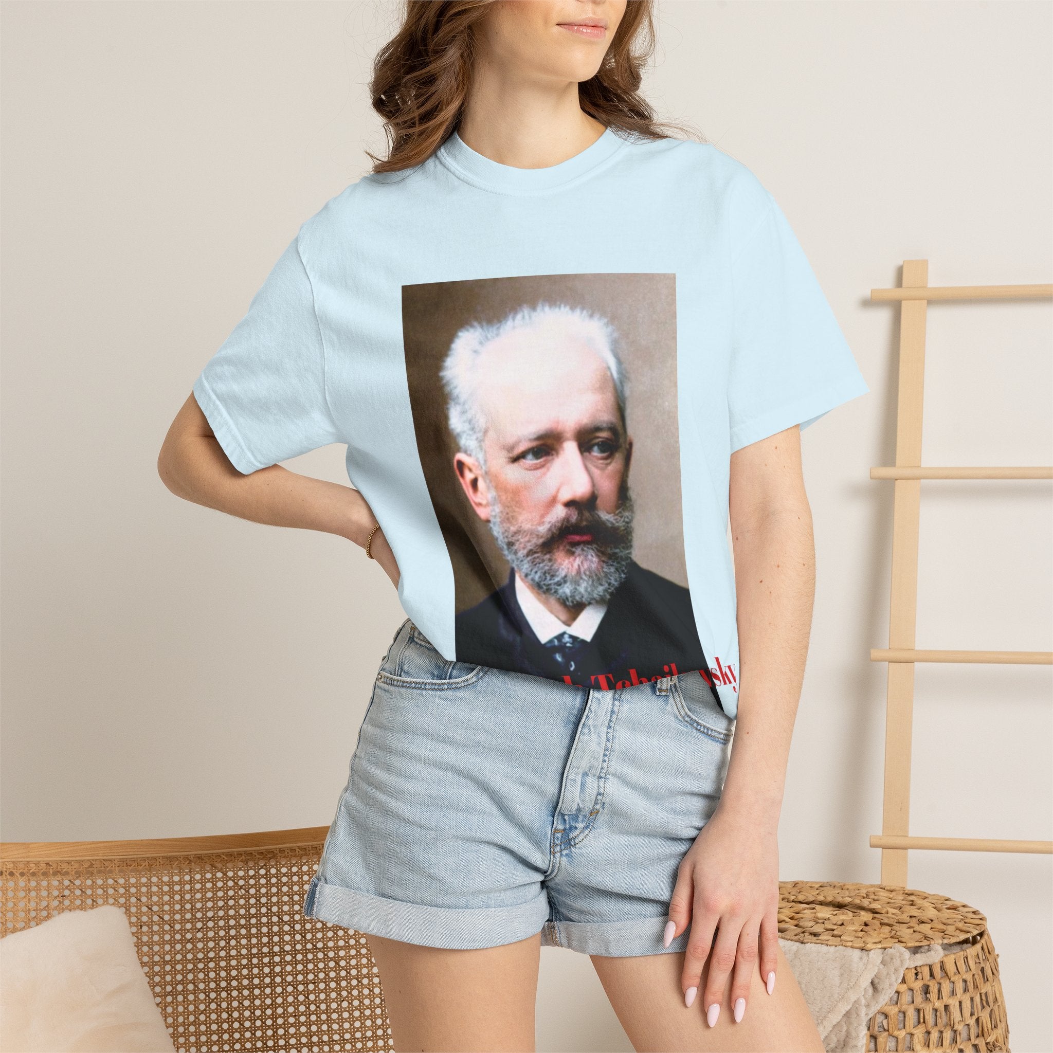 Pyotr Ilyich Tchaikovsky Portrait Graphic T-Shirt