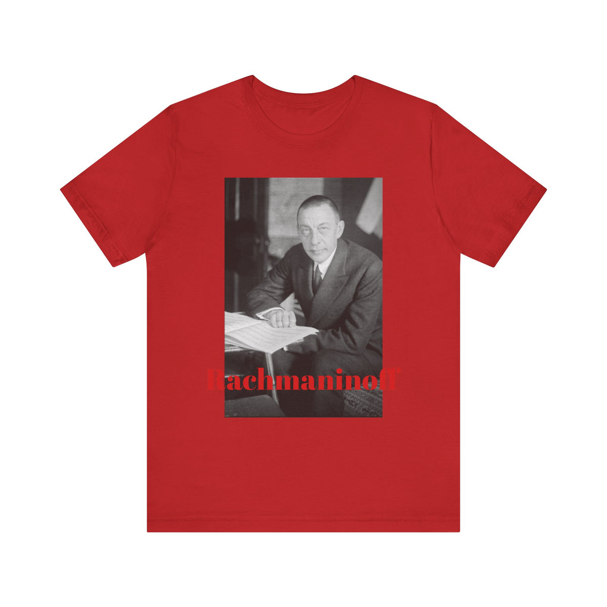 Rachmaninoff Portrait Graphic T-Shirt