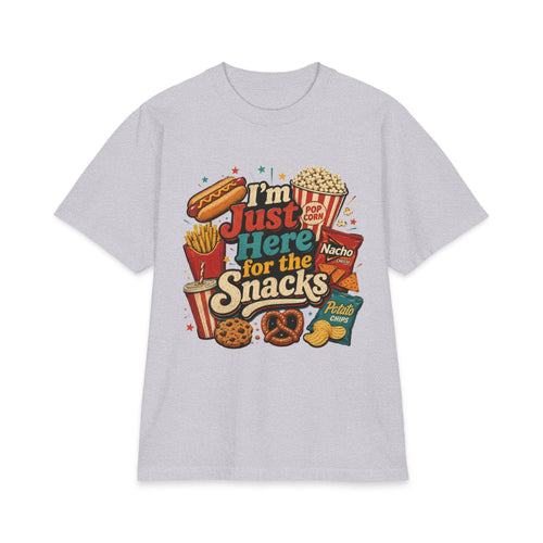 "I'm Just Here for the Snacks" Graphic Tee