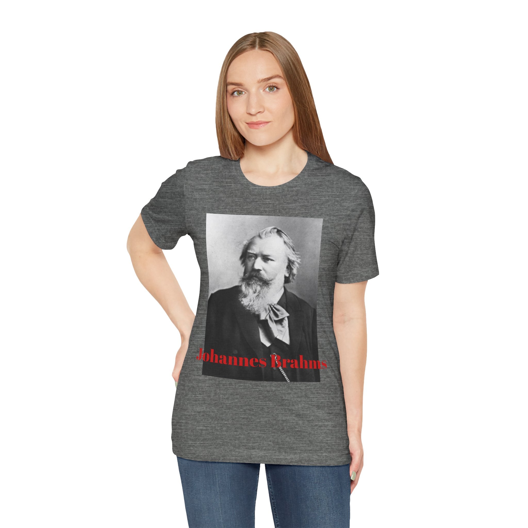 Johannes Brahms Portrait Graphic T‑Shirt
