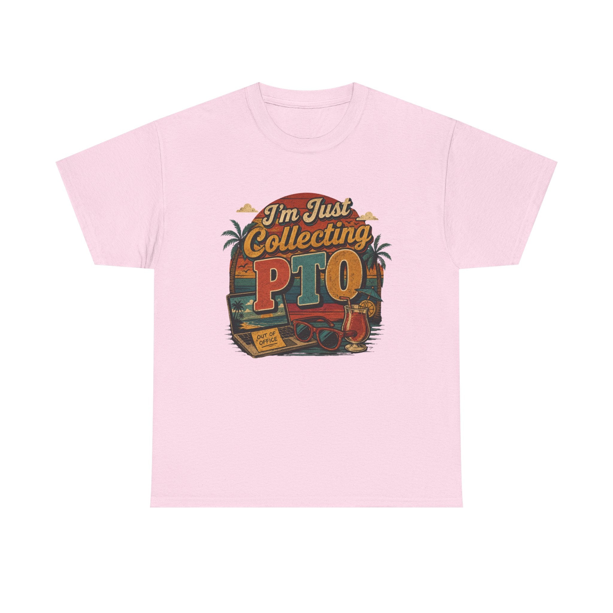 "I’m Just Collecting PTO" Retro Graphics T-Shirt