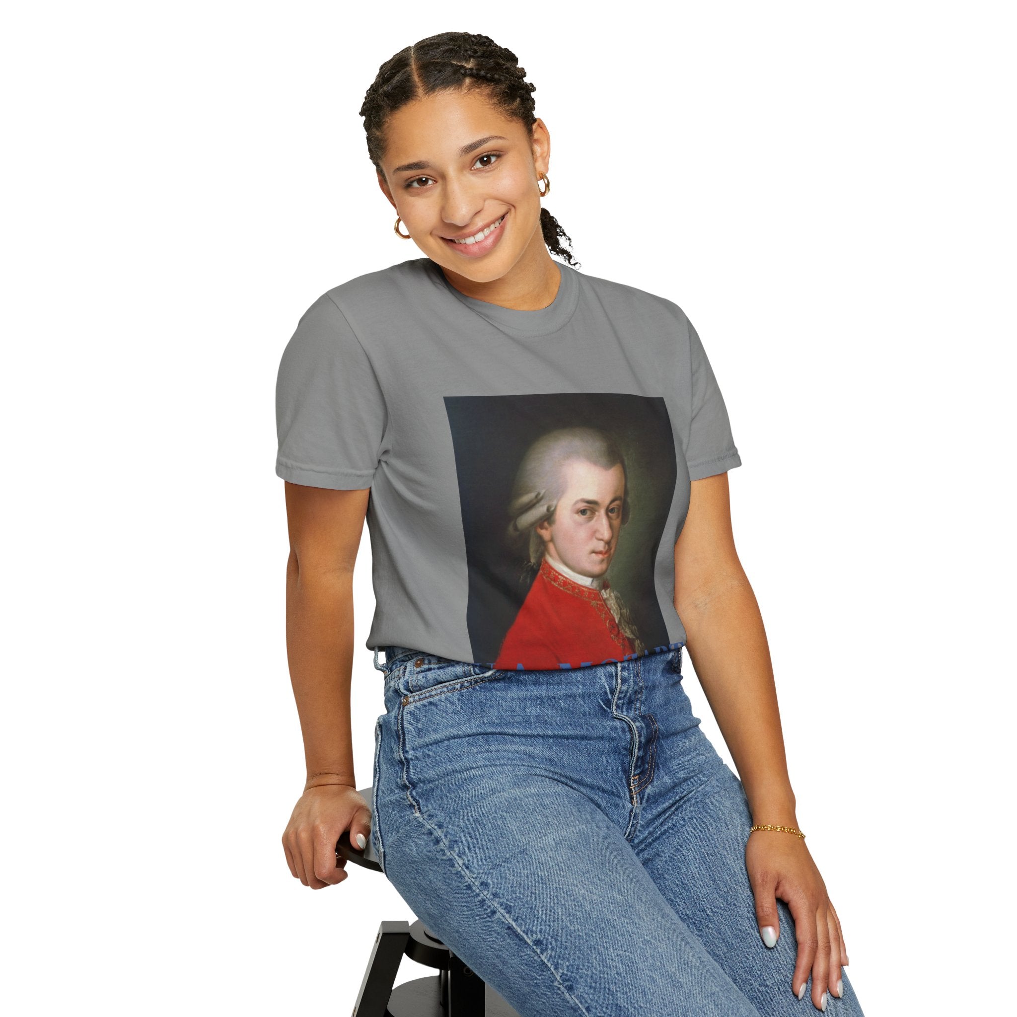 W.A. Mozart Portrait Gaphic T-Shirt
