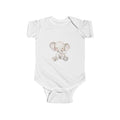 Cute Watercolor Elephant Baby Bodysuit