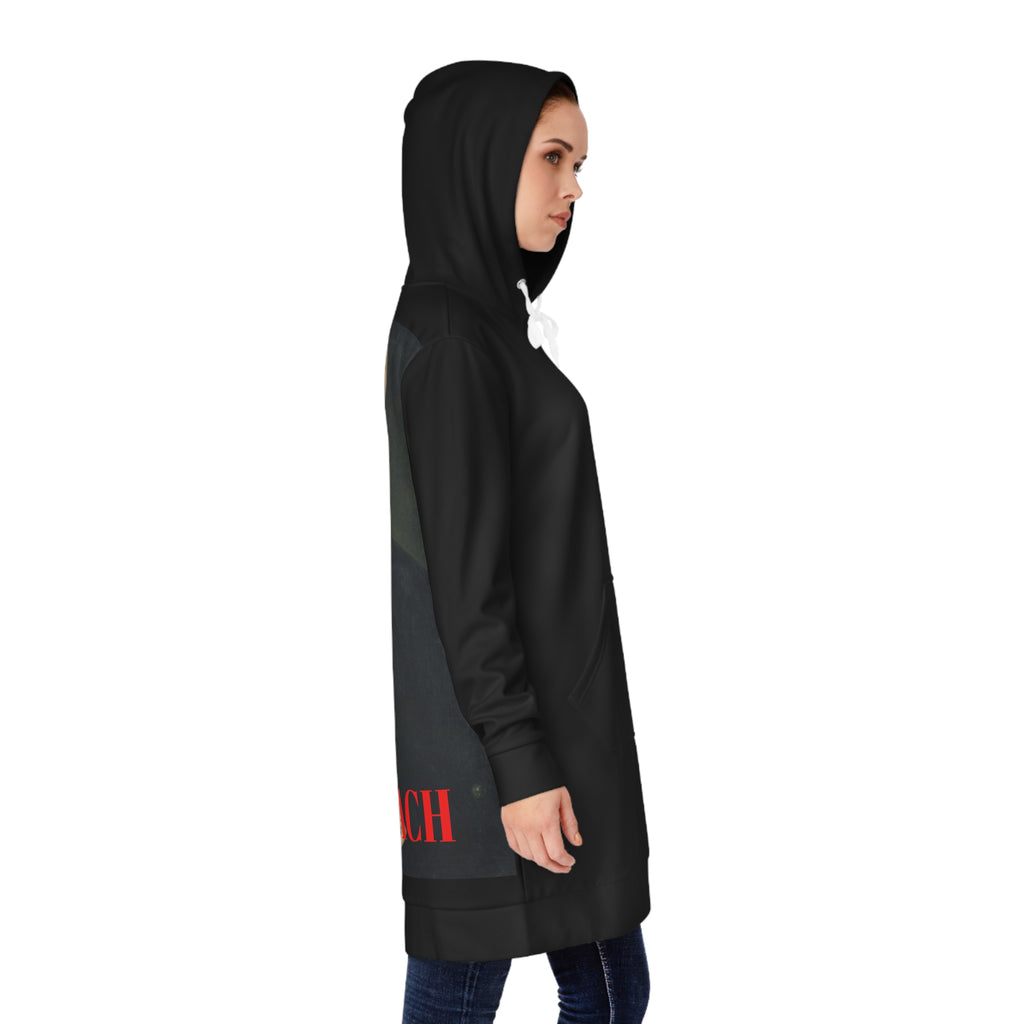J.S. Bach Portrait Graphic Dress Hoodie