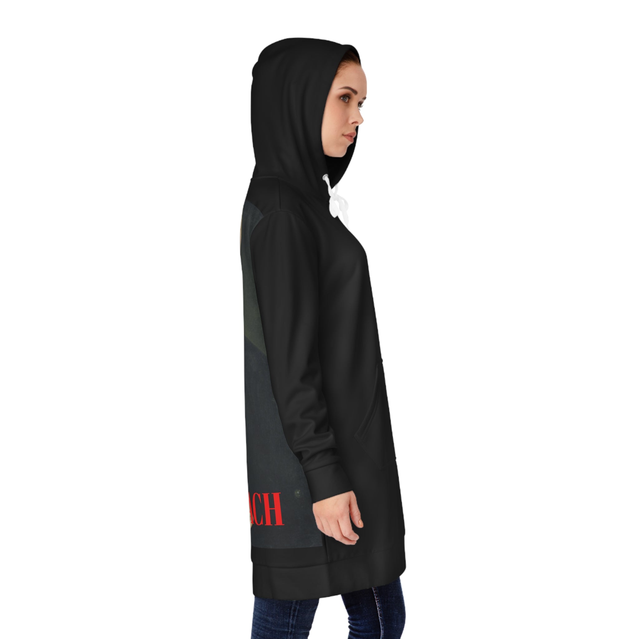 J.S. Bach Portrait Graphic Dress Hoodie