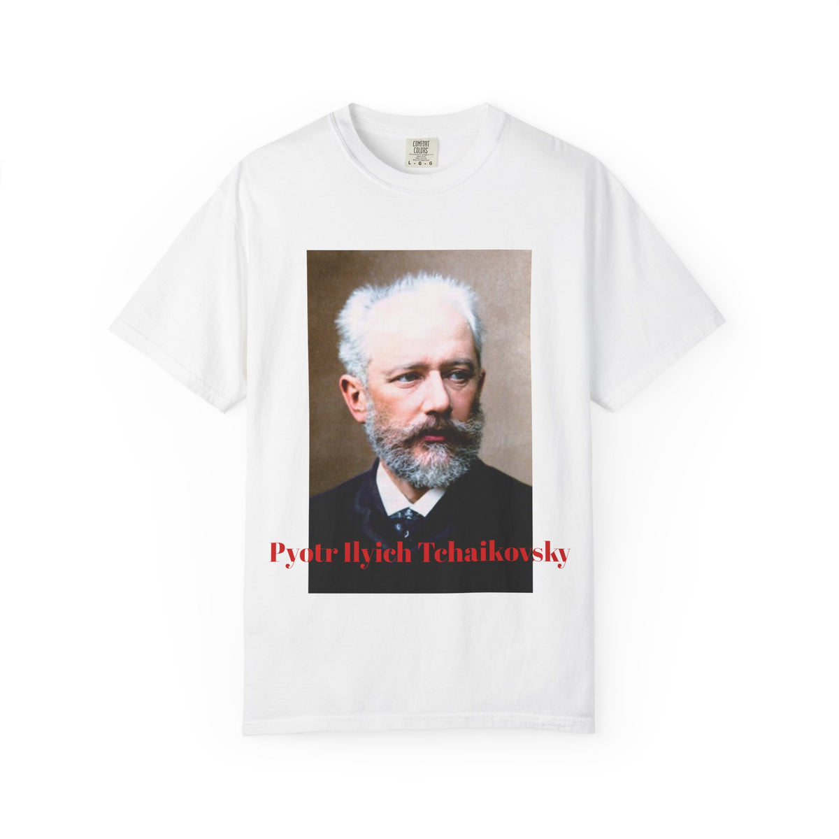Pyotr Ilyich Tchaikovsky Portrait Graphic T-Shirt