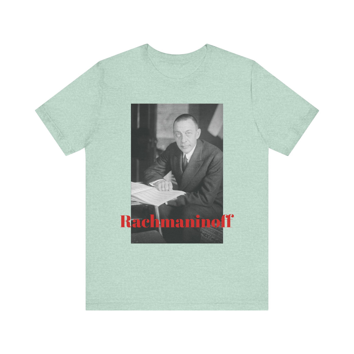 Rachmaninoff Portrait Graphic T-Shirt