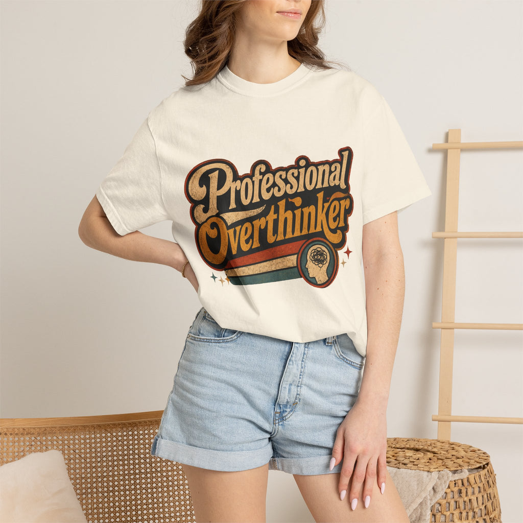 "Professional Overthinker" Retro Graphics T-Shirt